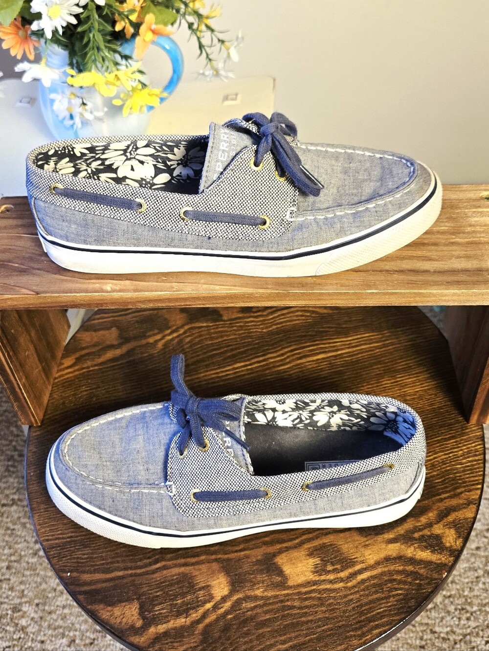 Sperry Top Sider Canvas Boat Shoes - Picture 2 of 10